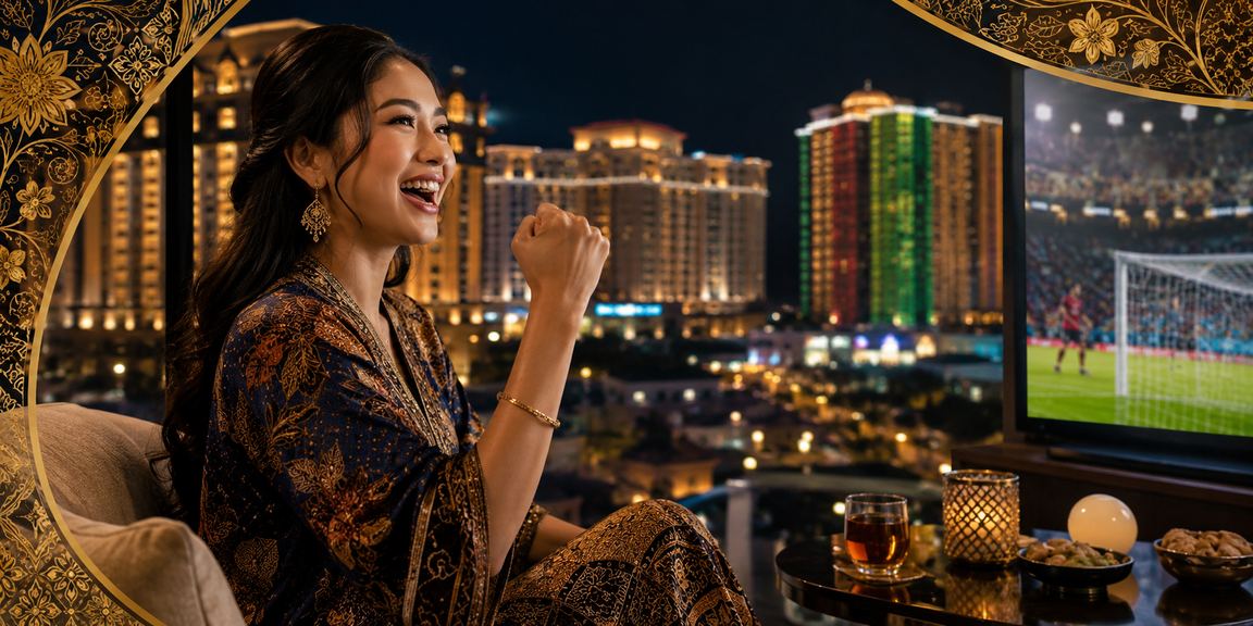 Suasana hiburan kasino bergaya batik di Genting Highlands Malaysia